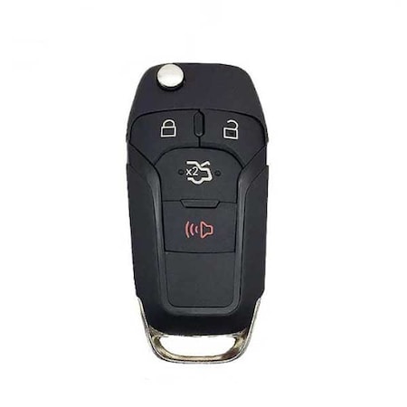 Keyless Factory KeylessFactory: 2014 - 2018 Ford Fusion Flip Key Shell 4B Trunk - for N5F-A08TAA FKS-FD-087
